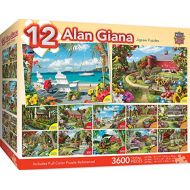MasterPieces Alan Giana Collection - Country & Garden Scenes 12 Pack Jigsaw Puzzles