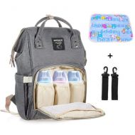 Mastery Baby Diaper Bag Backpack - Large Capacity Waterproof Travel Mommy Nappy Bags...
