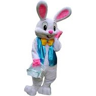 MatGui Easter Rabbit Bunny Rabbit Mascot Costume Adult Size Fancy Dress