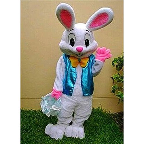  할로윈 용품MatGui Easter Rabbit Bunny Rabbit Mascot Costume Adult Size Fancy Dress