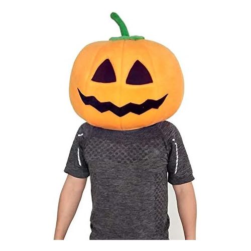  할로윈 용품MatGui Halloween Plush Pumpkin Head Mask Mascot Costumes Adult Cartoon Costumes Yellow