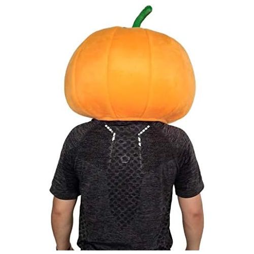  할로윈 용품MatGui Halloween Plush Pumpkin Head Mask Mascot Costumes Adult Cartoon Costumes Yellow