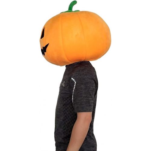  할로윈 용품MatGui Halloween Plush Pumpkin Head Mask Mascot Costumes Adult Cartoon Costumes Yellow