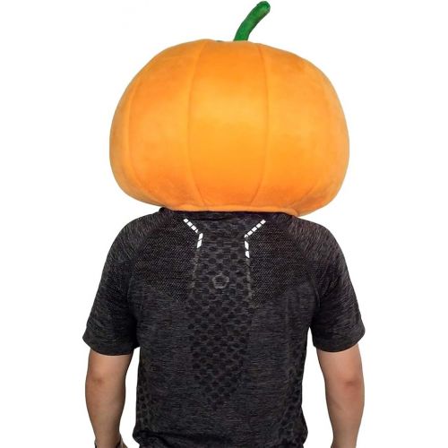  할로윈 용품MatGui Halloween Plush Pumpkin Head Mask Mascot Costumes Adult Cartoon Costumes Yellow