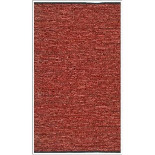  Matador Leather Chindi Rug, 4 by 6-Feet, Gray