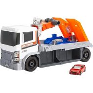 Matchbox Toy Car & Playset, Action Drivers Tow & Repair Truck with 1:64 Scale Toy Audi TT RS Coupe, Working Crane & Diagnostic Machine