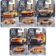 Matchbox 2023 70th Anniversary Special Edition Moving Parts Complete Set of 5 Diecast Vehicles from HMV12-956A Release