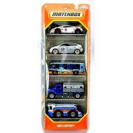 Matchbox MBX Airport 5 Pack, 1:64 Scale Vehicles