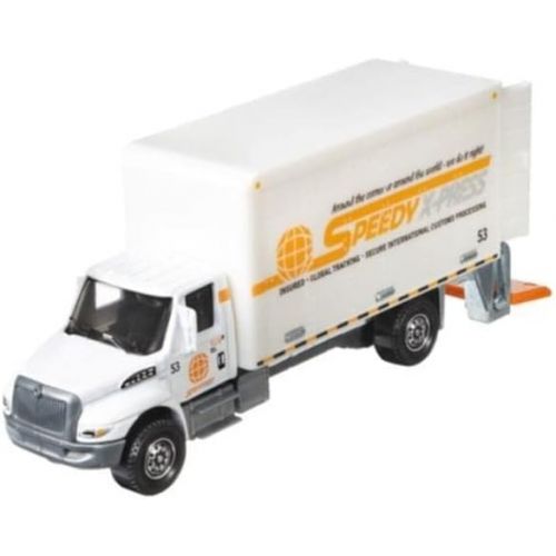  Matchbox Working Rigs International MV Box Truck 1/16 (White)