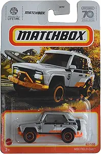 Matchbox MBX Field Car, Silver/Orange 62/100