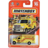 Matchbox International Workstar Ambulance, Yellow 38/100