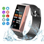 Mateyou MATE1 Fitness Tracker with Heart Rate & Blood Pressure Monitor for iOS & Android, Waterproof Activity Tracker with Sleep Monitor & Alarm, smartwatch with Calorie & Step Cou