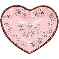 [아마존베스트]Mathew O Embossed Heart Shaped Dessert Plate Snack Dish Jewelry Tray