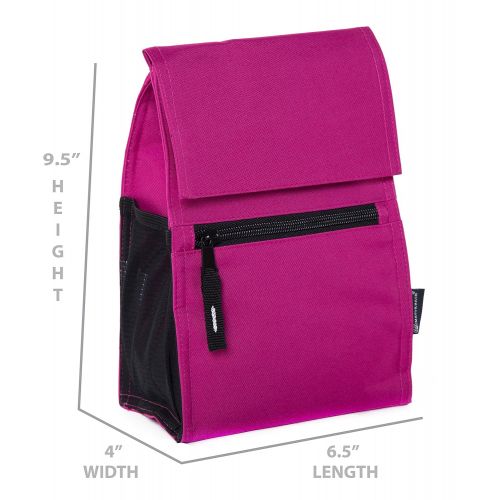  Mato & Hash Insulated Lunch Bags | Compact Lunch Box |Adjust Strap + Name Tag! Kids & Adults