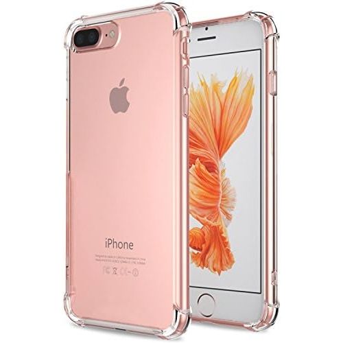  [아마존베스트]for iPhone 7 Plus Case, for iPhone 8 Plus Case, Matone Crystal Clear Shock Absorption Technology Bumper Soft TPU Cover Case for iPhone 7 Plus (2016)/iPhone 8 Plus (2017) - Clear