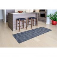 Mats Inc. Mattisimo Italian Style All Weather Floor Runner, 79 x 26.4 - Graphite Rosette