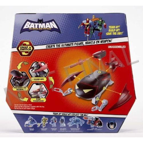 마텔 Mattel Toys Batman The Brave and the Bold Batsub Blaster with Batman Action Figure Set