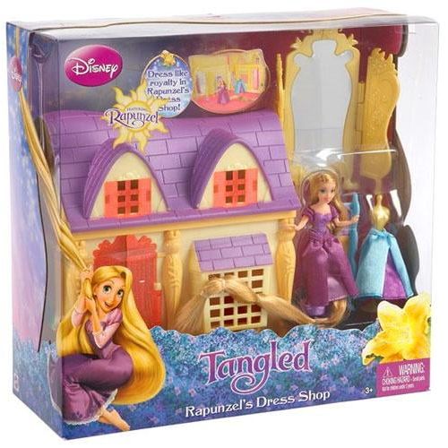 마텔 Disney Princess Tangled Rapunzels Dress Shop Playset