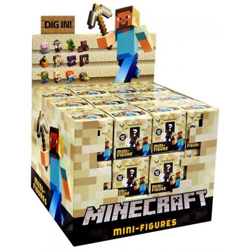마텔 Mattel Toys Minecraft End Stone Series 6 Mini Figure Mystery Box [36 Packs]