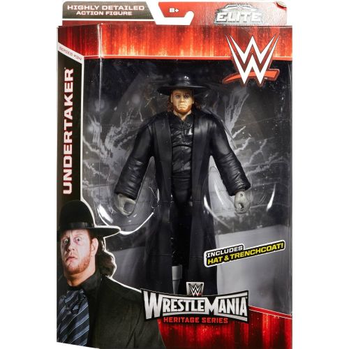 마텔 Mattel Toys Undertaker Action Figure Hat & Trenchcoat WWE Wrestling