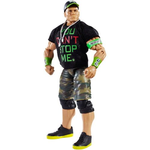 마텔 Mattel WWE Elite Collection John Cena Action Figure with You Cant Stop Me Accessories