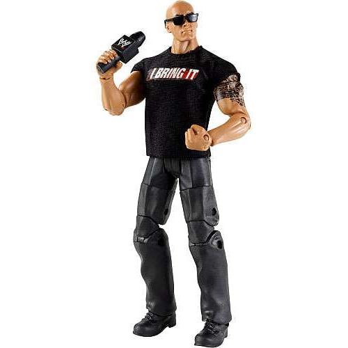 마텔 Mattel Toys WWE Wrestling Elite Road To WrestleMania 27 The Rock Exclusive Action Figure
