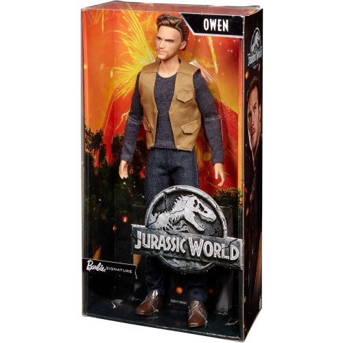 마텔 Barbie Jurassic World Owen Doll Wearing Movie-Inspired Look