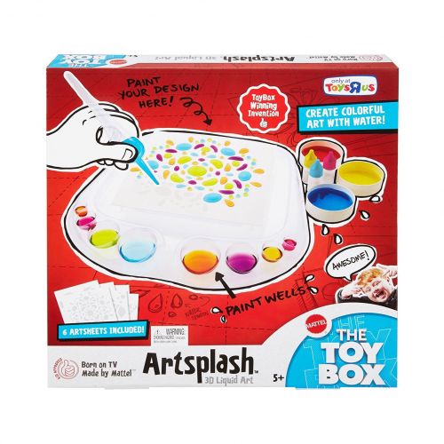 마텔 Mattel The Toy Box Artsplash 3D Liquid Art Kids Toy Craft Play Paint Set Kit