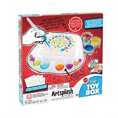 마텔 Mattel The Toy Box Artsplash 3D Liquid Art Kids Toy Craft Play Paint Set Kit