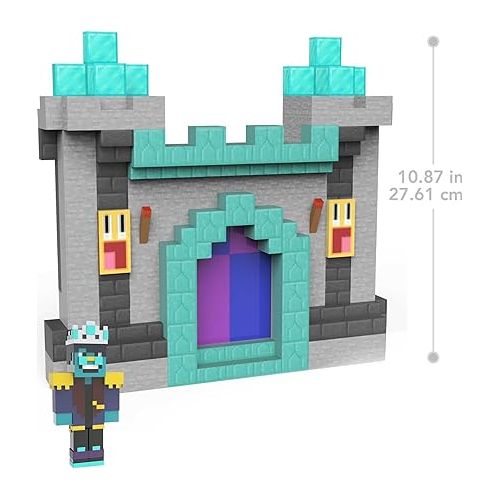 마텔 Mattel Minecraft Creator Series Playset Party Supreme’s Palace Toy with Lights, Music & 3.25-inch Action Figure