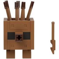 Mattel Minecraft Legends Action Figure, Plank Golem with Attack Action & Accessory, Collectible Toy, 3.25-inch