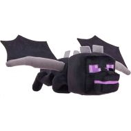 Mattel Minecraft Ender Dragon Plush Toy with Lights & Sounds, 12-inch Soft Doll with Posable Wings, Video Game Character