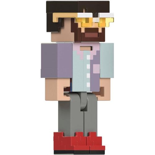 마텔 Mattel Minecraft Creator Series Action Figure & Accessories Set, 3.25-in Scale Camp Enderwood Rougarou & DLC Codes