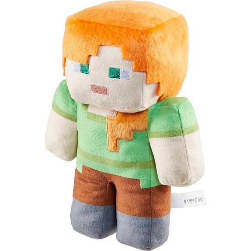 마텔 Mattel Minecraft Basic Plush Alex Soft Doll, Video Game-Inspired Collectible Toy for Kids & Fans Ages 3 Years Old & Up