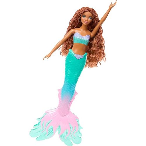 마텔 Mattel Disney The Little Mermaid Sing & Dream Ariel Fashion Doll with Signature Tail, Toys Inspired by the Movie