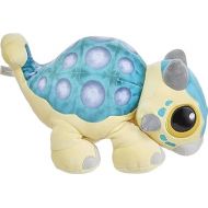 Mattel Jurassic World: Camp Cretaceous Plush Baby Dinosaur Bumpy with Sound, 15-inch Floppy Soft Toy Ankylosaurus with Weighted Feet