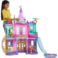 Mattel Disney Princess Toys, Ultimate Castle Doll House with Lights & Sounds, 3 Levels, 25+ Furniture Play Pieces & Accessories, 4 ft Tall