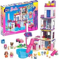 MEGA Barbie Color Reveal Building Toy Playset for Kids, DreamHouse with 545 Pieces, 30+ Surprises, 5 Micro-Dolls, Accessories and Furniture