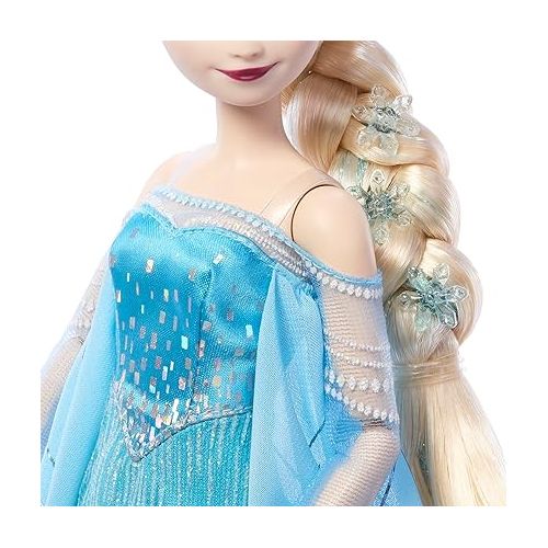 마텔 Mattel Disney Frozen Anna & Elsa Doll Set, 2 Disney Princess Collector Fashion Dolls Celebrating Disney 100 Years of Wonder, Inspired by the Movie