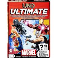 Mattel Games UNO Ultimate Marvel Card Game with 4 Character Decks, 4 Collectible Foil Cards & Special Rules, 2-4 Players, First Edition