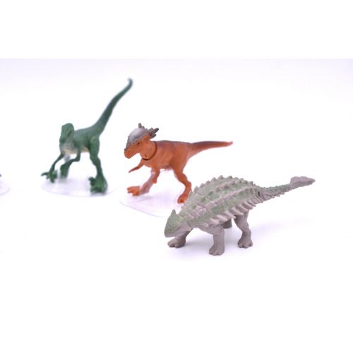 마텔 Mattel NEW Jurassic World Mini Action Dino Blind Bag Figures A-L Complete Set of 12