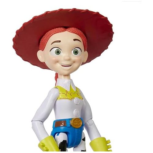 마텔 Mattel Disney and Pixar Toy Story Jessie Large Action Figure, Posable with Authentic Detail, Toy Collectible, 12 inch Scale