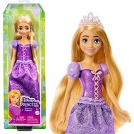 Mattel Disney Princess Toys, Rapunzel Fashion Doll, Sparkling Look with Blonde Hair, Blue Eyes & Tiara Accessory, Inspired by the Movie Tangled