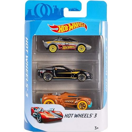 마텔 Hot Wheels 3-Pack, [Styles May Vary]