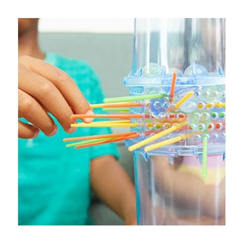 마텔 Mattel Games KerPlunk Kids Game, Family Game for Kids & Adults with Simple Rules, Don't Let the Marbles Fall for 2-4 Players