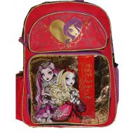 Mattel EVER AFTER HIGH Large Backpack BAG Tote Apple White Raven Queen