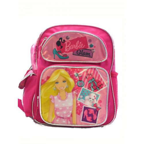 마텔 Mattel Small Size Pink Barbie Glam Backpack - Barbie Kids Backpack