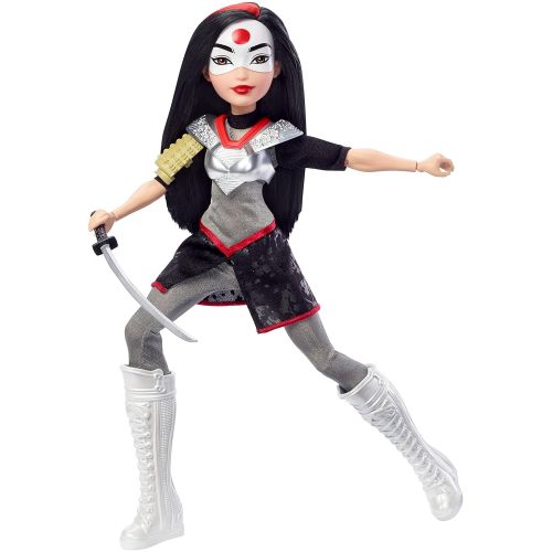 마텔 Mattel DC Super Hero Girls Katana Action Figure Doll, 12