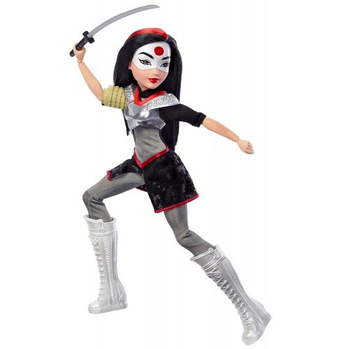 마텔 Mattel DC Super Hero Girls Katana Action Figure Doll, 12