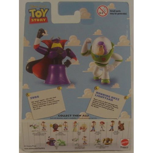마텔 Mattel Disney Pixar Toy Story Buddy Pack Running Buzz Lightyear & Zurg